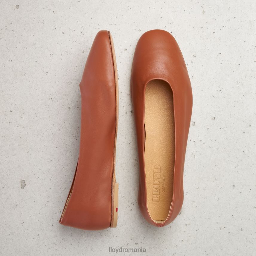pantofi LLOYD balerina din piele maro femei 682601256