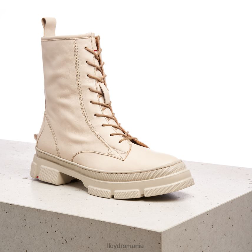pantofi LLOYD botine cu siret bej femei 68260936