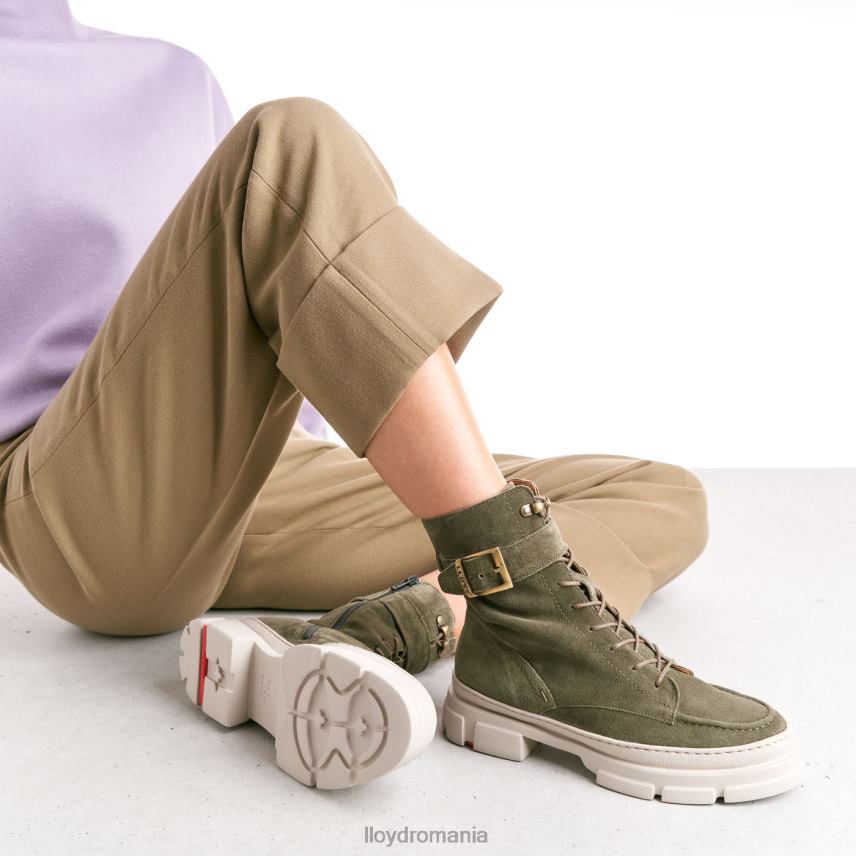 pantofi LLOYD botine cu talpa usoara verde femei 68260949