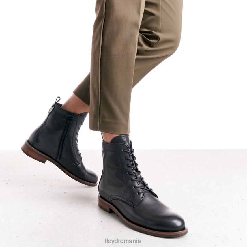 pantofi LLOYD botine din piele negru femei 68260971