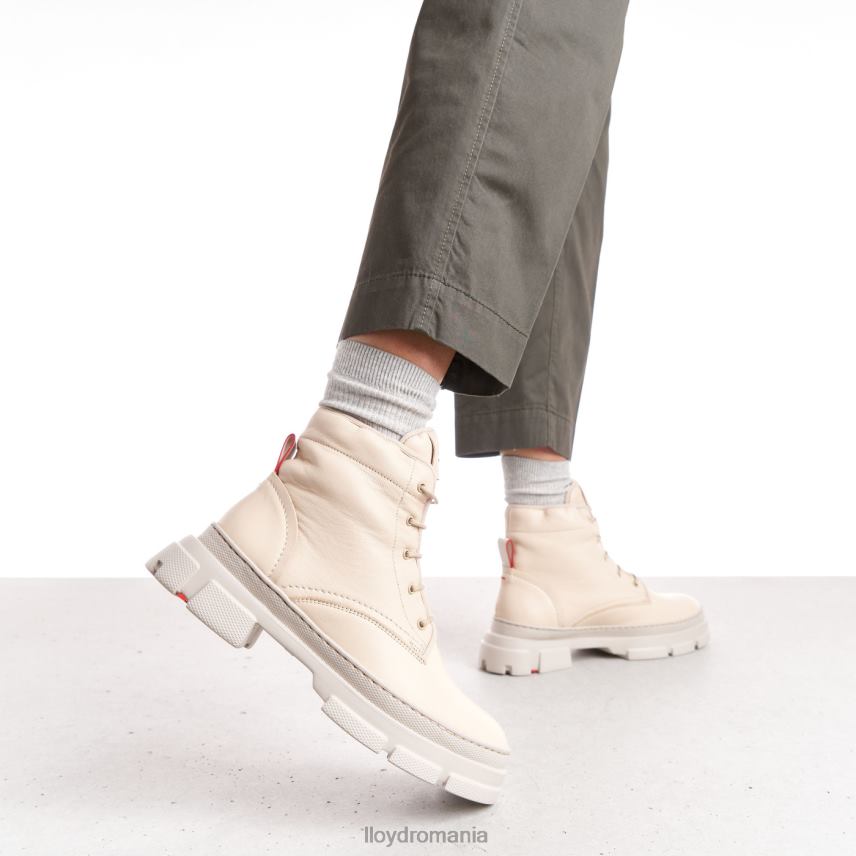 pantofi LLOYD botine din piele netedă bej femei 68260937