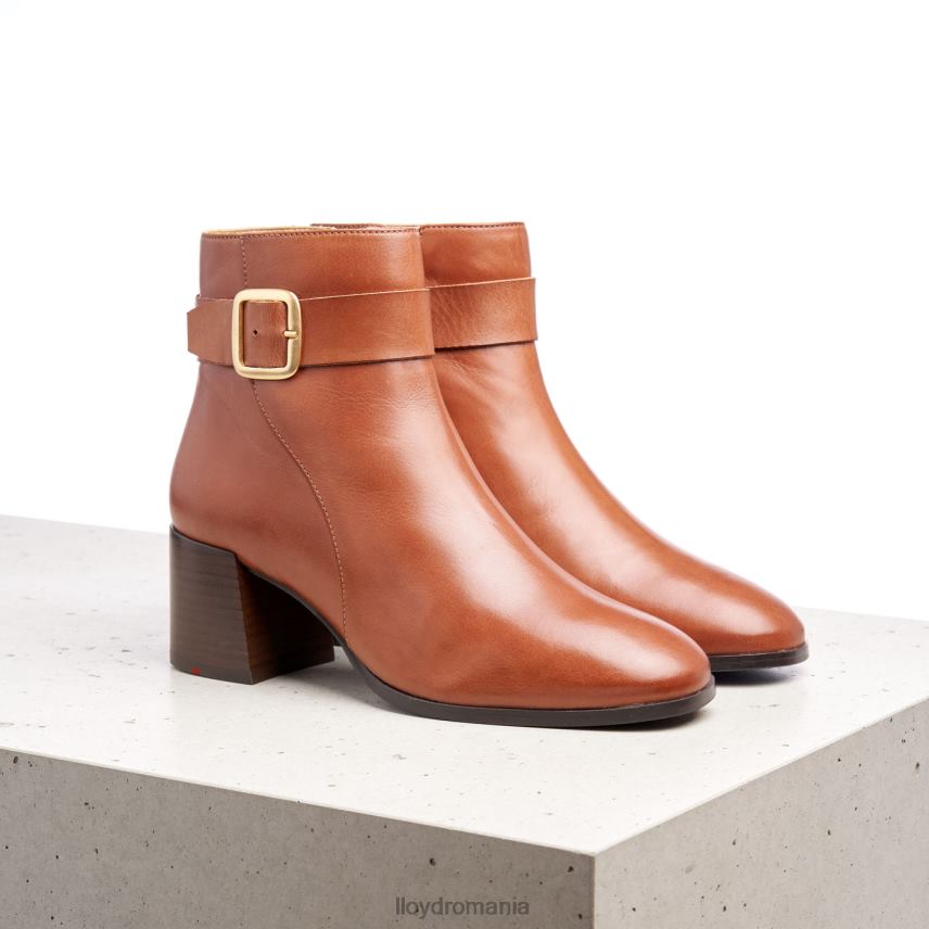 pantofi LLOYD botine din piele netedă maro femei 68260968