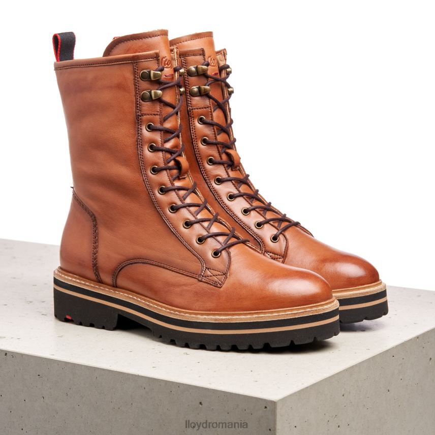pantofi LLOYD botine din piele netedă maro femei 68260970