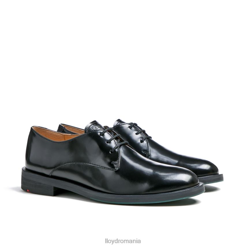 pantofi LLOYD jumătăți de pantofi din dantelă din piele negru femei 682601022