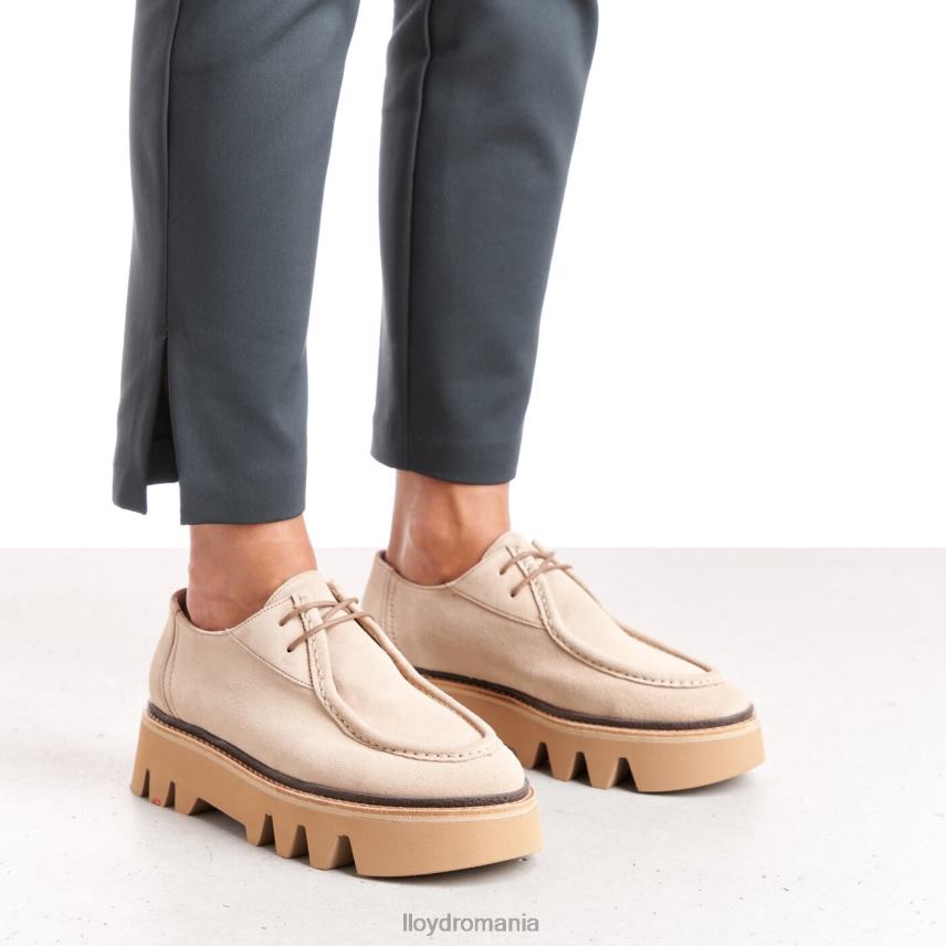 pantofi LLOYD papuc cu siret bej femei 682601060