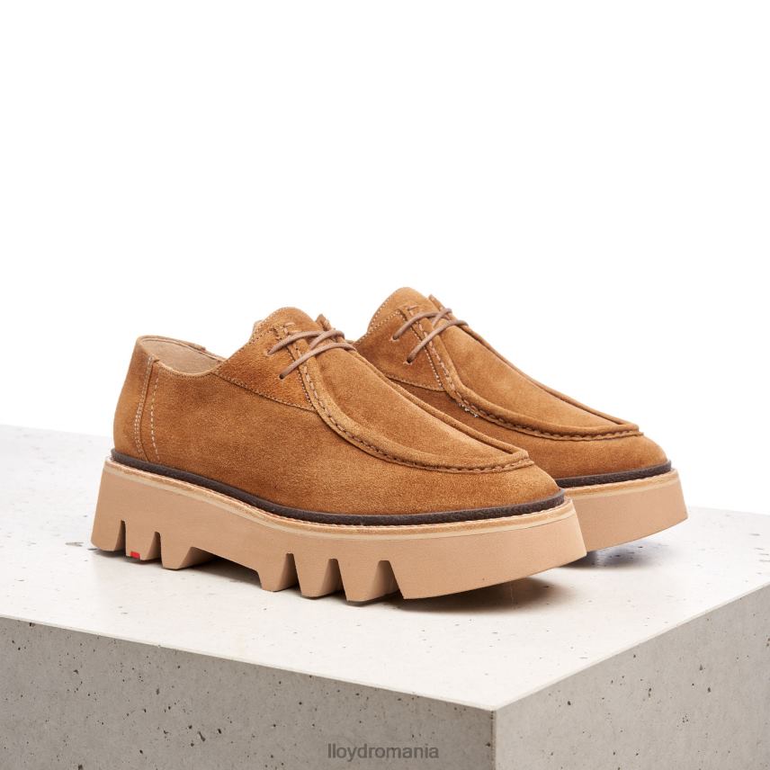pantofi LLOYD papuc cu siret maro femei 682601038