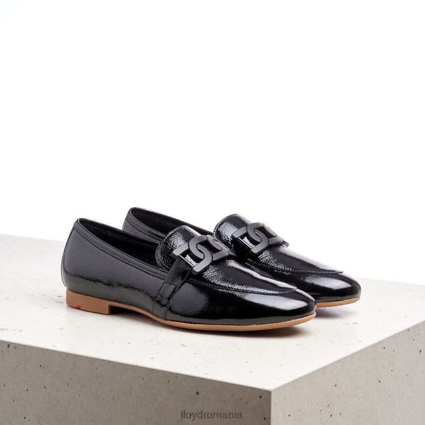 pantofi LLOYD papuc de alunecare negru femei 682601072