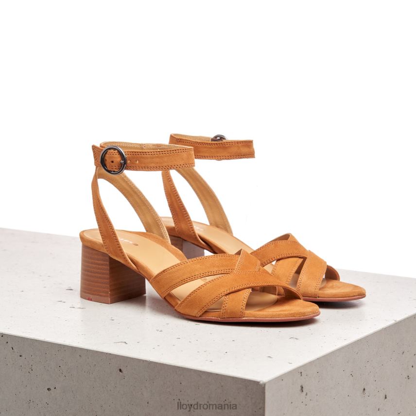 pantofi LLOYD sandale de piele intoarsa maro femei 682601155