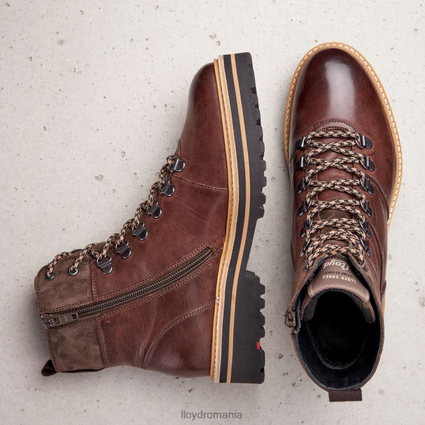 pantofi LLOYD Botine din piele cu talpă extralight maro femei 682601003