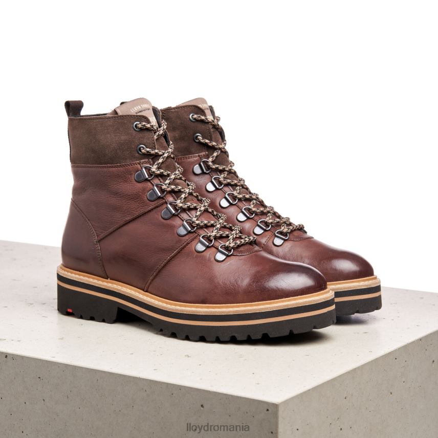 pantofi LLOYD Botine din piele cu talpă extralight maro femei 682601003