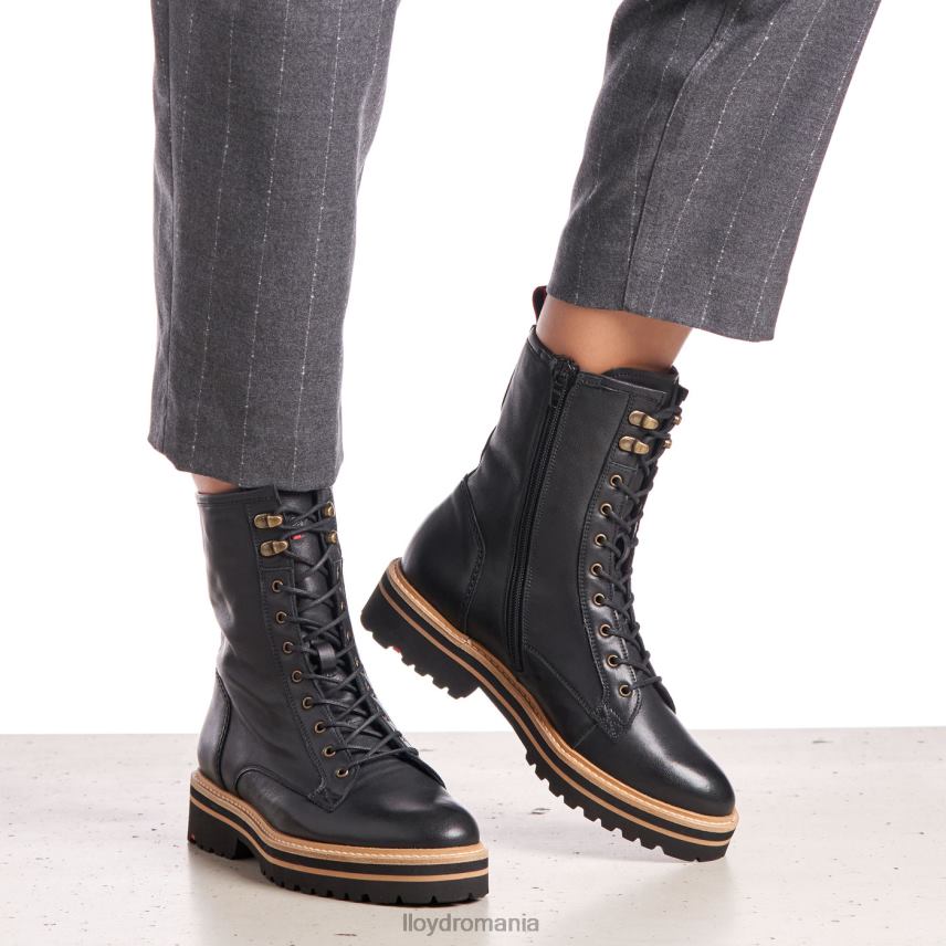 pantofi LLOYD Botine din piele cu talpă extralight negru femei 68260957