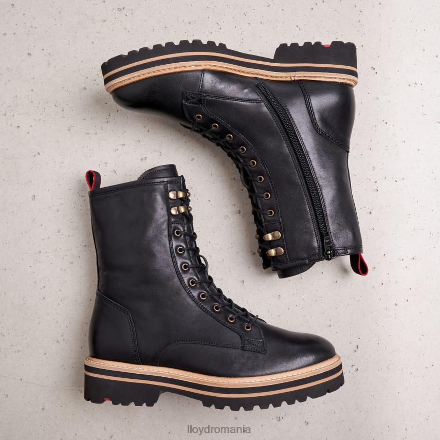 pantofi LLOYD Botine din piele cu talpă extralight negru femei 68260957