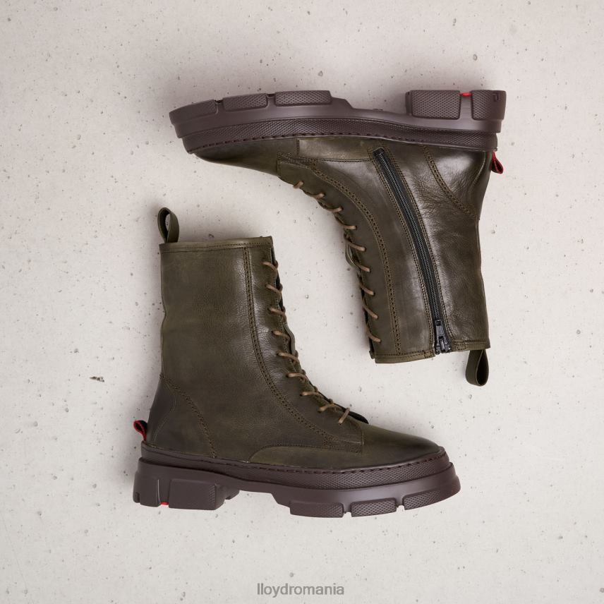 pantofi LLOYD Botine din piele cu talpă extralight verde femei 68260973