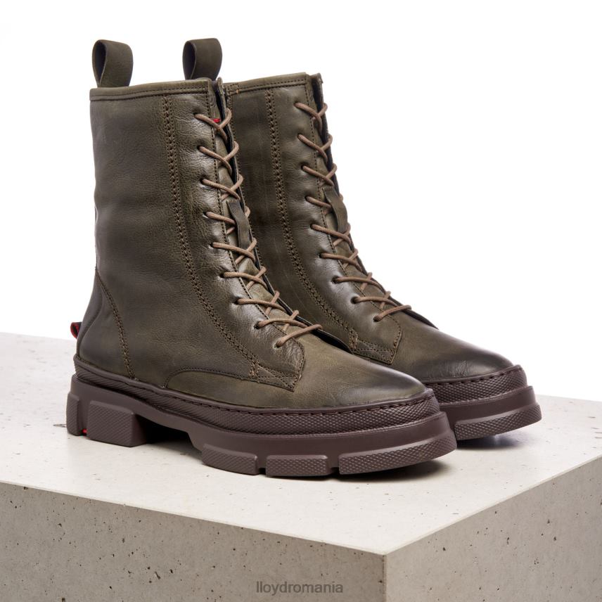 pantofi LLOYD Botine din piele cu talpă extralight verde femei 68260973