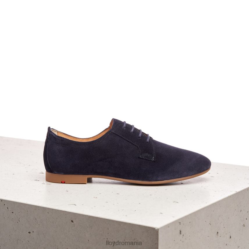 pantofi LLOYD Jumătate de pantofi cu șireturi din piele intoarsa albastru femei 682601188