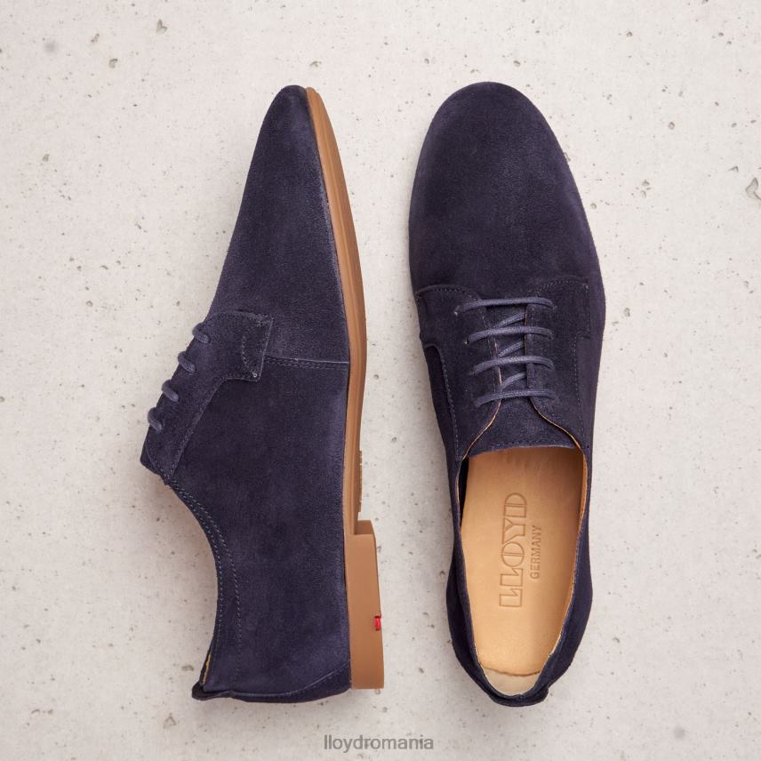 pantofi LLOYD Jumătate de pantofi cu șireturi din piele intoarsa albastru femei 682601188