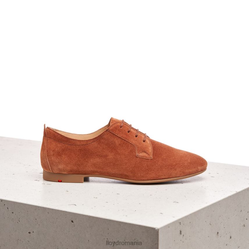 pantofi LLOYD Jumătate de pantofi cu șireturi din piele intoarsa maro femei 682601185