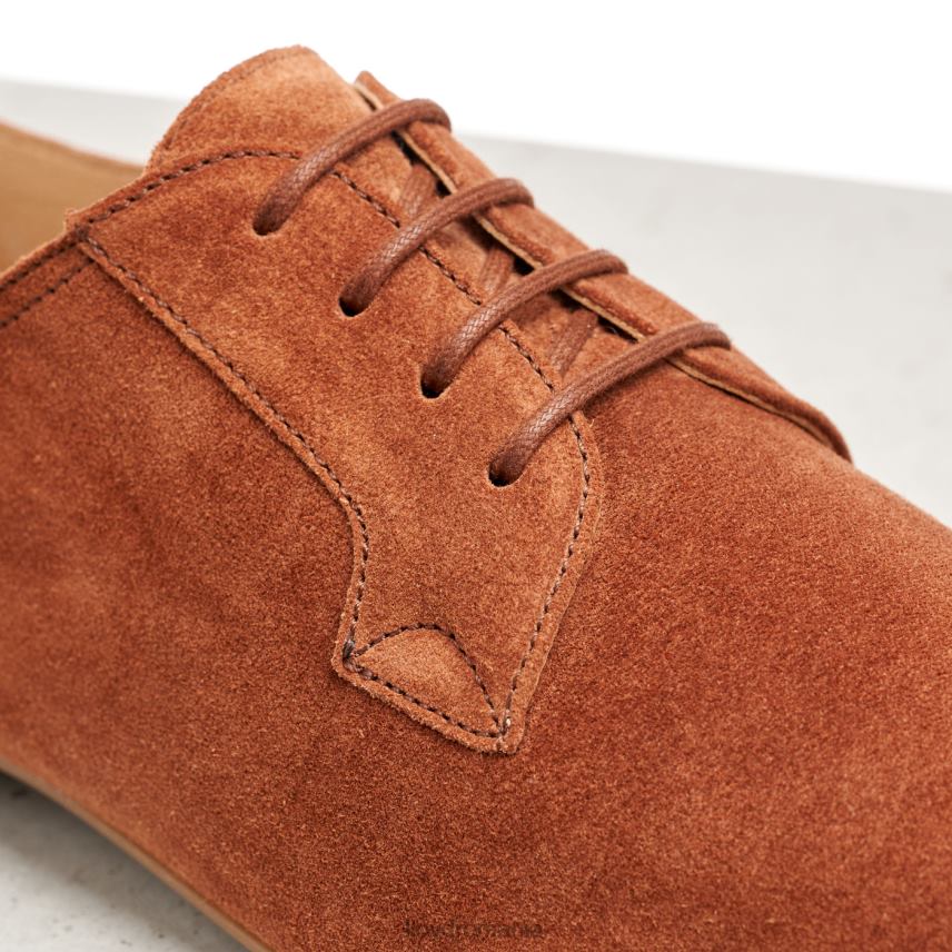 pantofi LLOYD Jumătate de pantofi cu șireturi din piele intoarsa maro femei 682601185