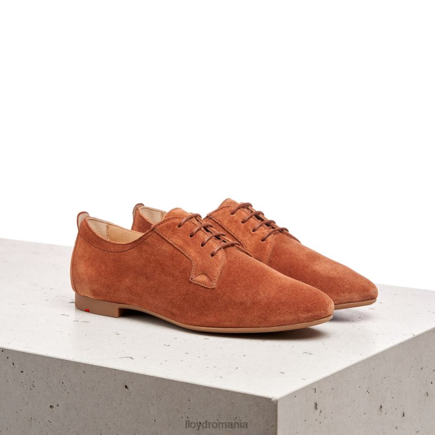 pantofi LLOYD Jumătate de pantofi cu șireturi din piele intoarsa maro femei 682601185