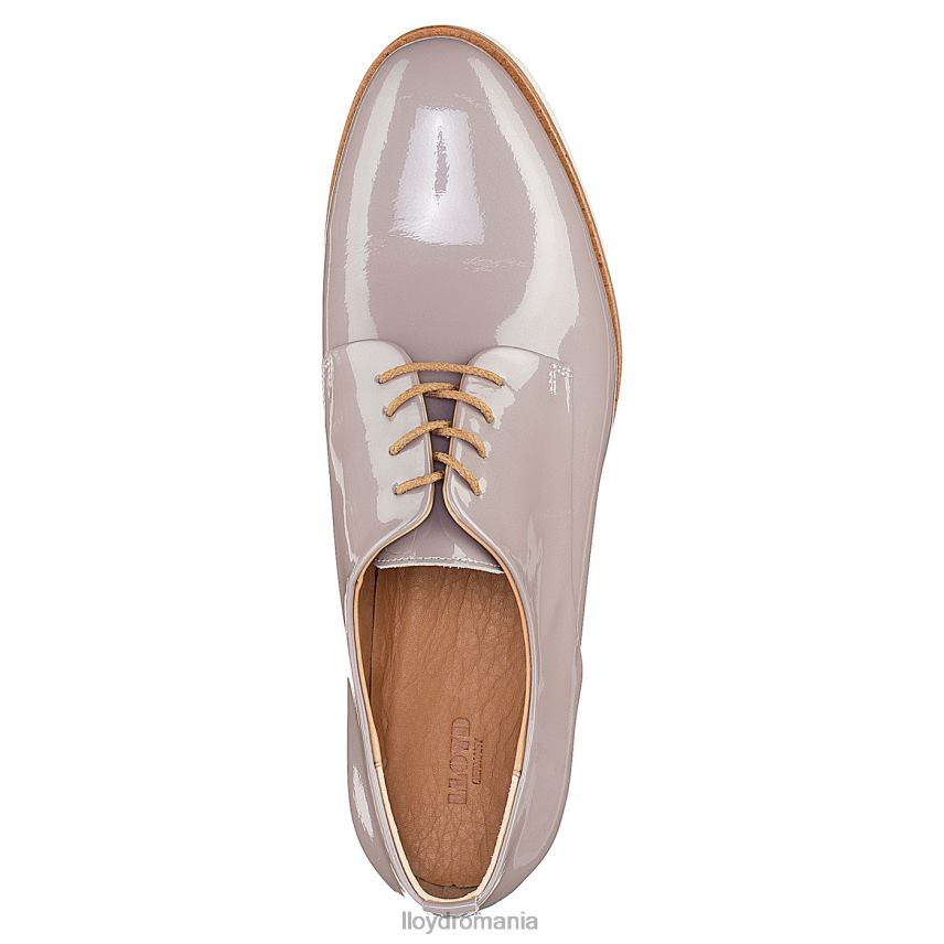 pantofi LLOYD Jumătate pantofi cu șireturi patentate gri femei 682601078