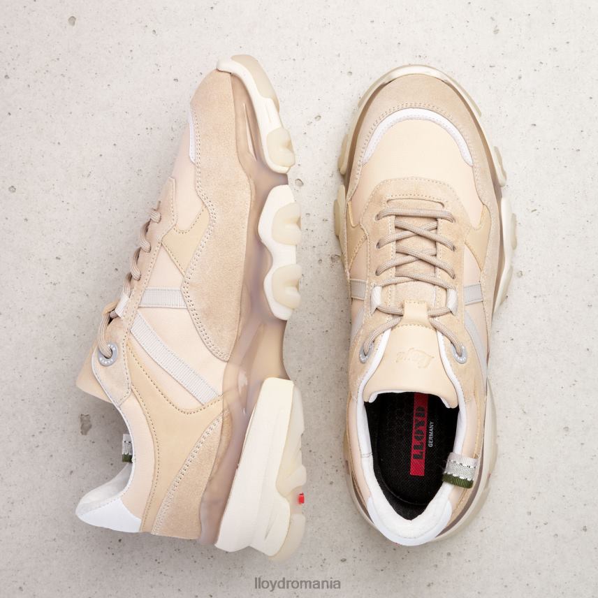 pantofi LLOYD adidasi din piele intoarsa bej femei 68260779