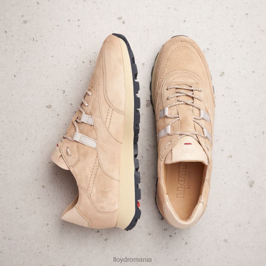 pantofi LLOYD adidasi din piele intoarsa bej femei 68260854