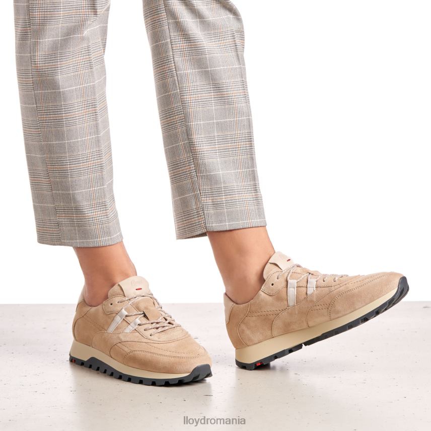 pantofi LLOYD adidasi din piele intoarsa bej femei 68260854