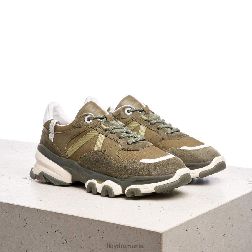 pantofi LLOYD adidasi din piele intoarsa verde femei 68260802