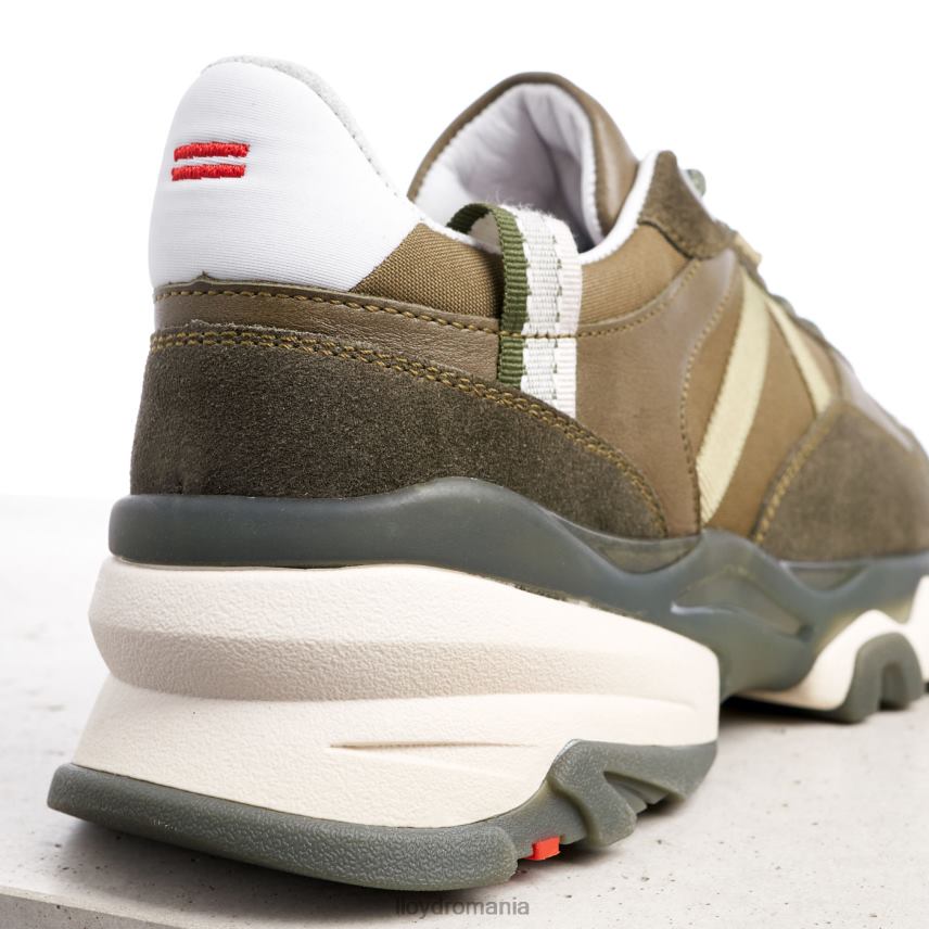 pantofi LLOYD adidasi din piele intoarsa verde femei 68260802