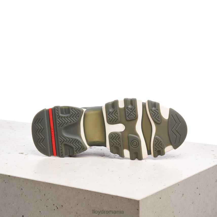 pantofi LLOYD adidasi din piele intoarsa verde femei 68260802