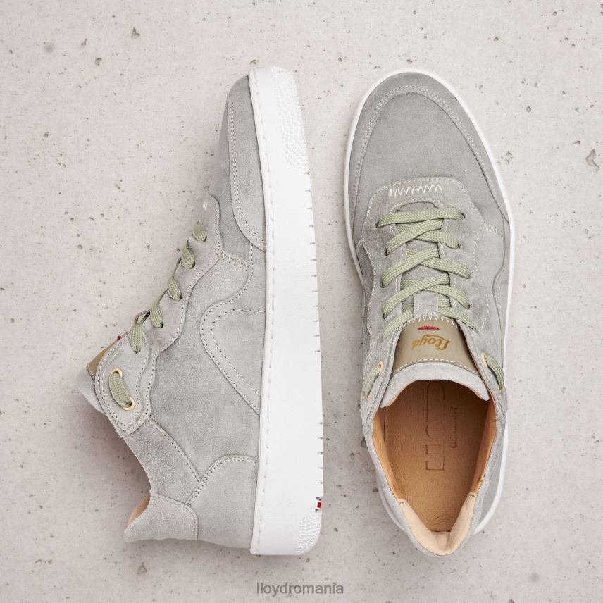 pantofi LLOYD adidasi din piele intoarsa verde femei 68260841