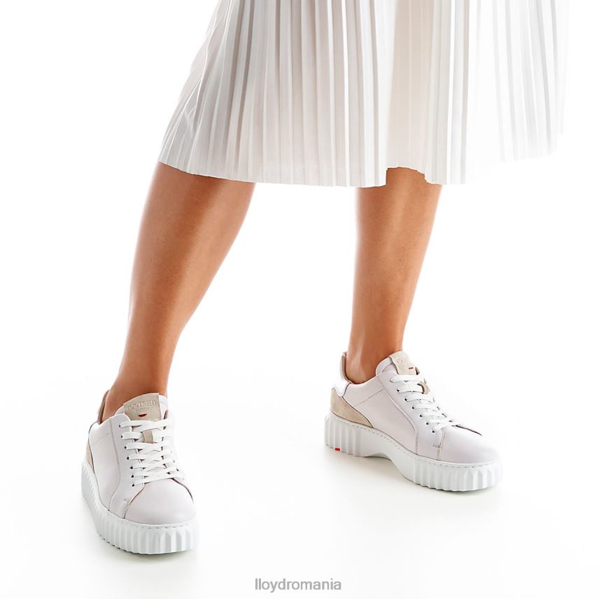 pantofi LLOYD adidași cu aspect sportiv alb femei 68260838