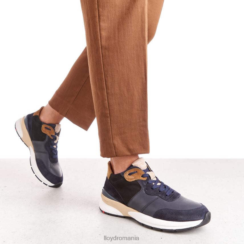 pantofi LLOYD adidași din piele de oaie albastru femei 68260814