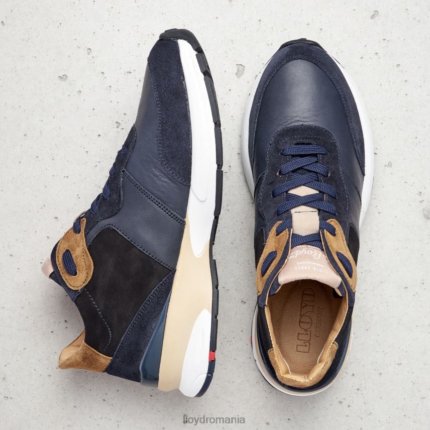 pantofi LLOYD adidași din piele de oaie albastru femei 68260814