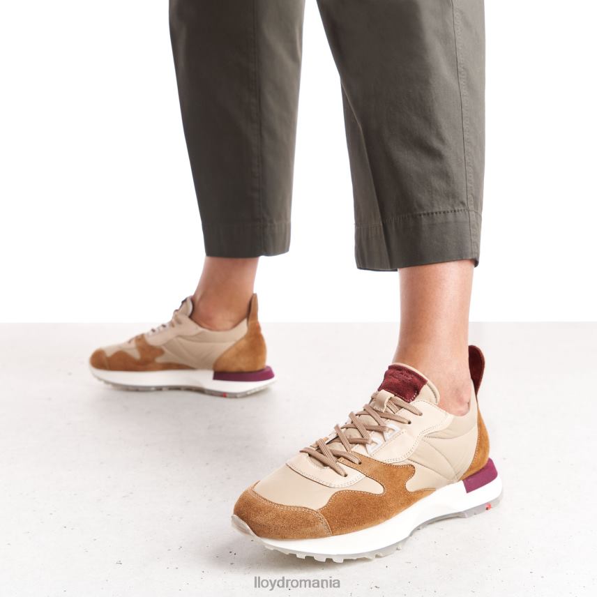 pantofi LLOYD adidași din piele de oaie combinate femei 68260820