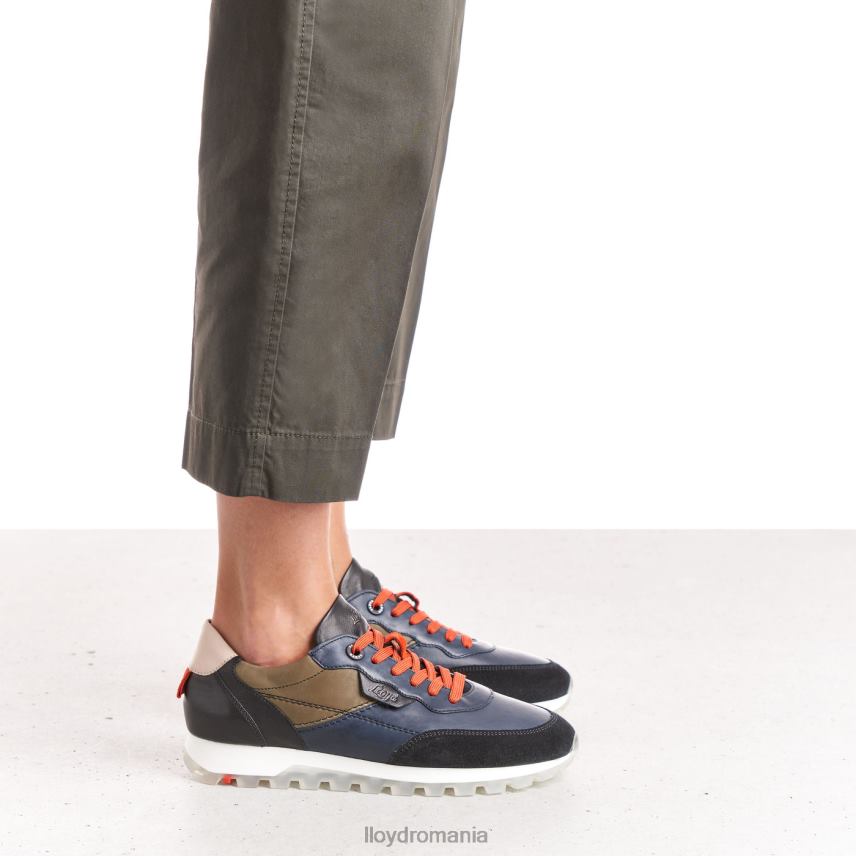 pantofi LLOYD adidași din piele de oaie combinate femei 68260821