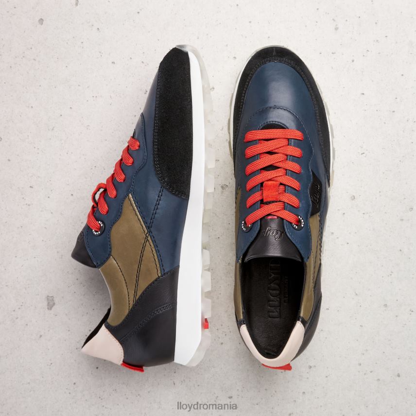 pantofi LLOYD adidași din piele de oaie combinate femei 68260821