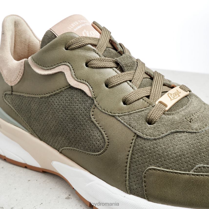 pantofi LLOYD adidași din piele de oaie verde femei 68260817