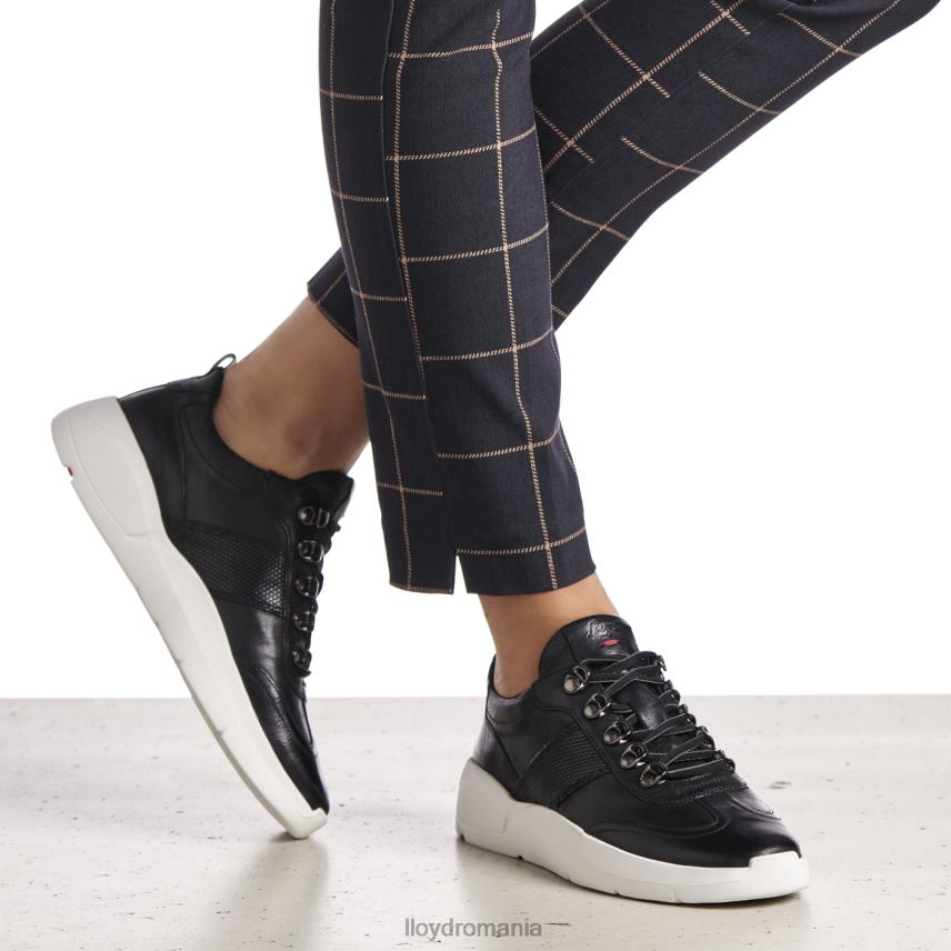 pantofi LLOYD adidași din piele negru femei 68260834