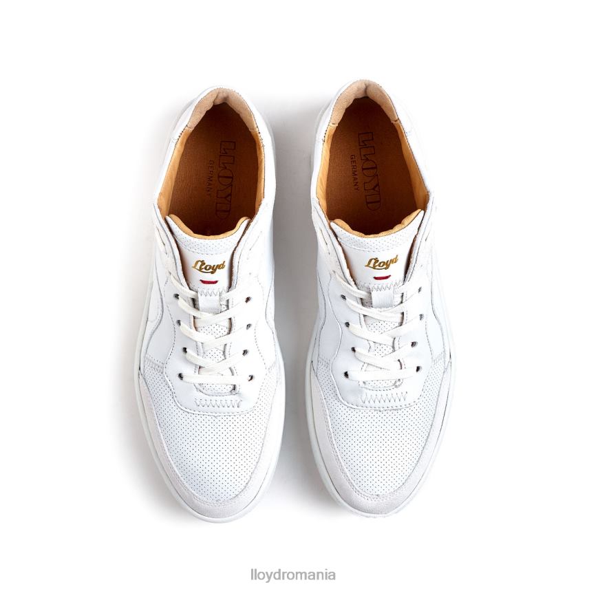 pantofi LLOYD adidași din piele netedă alb femei 68260756