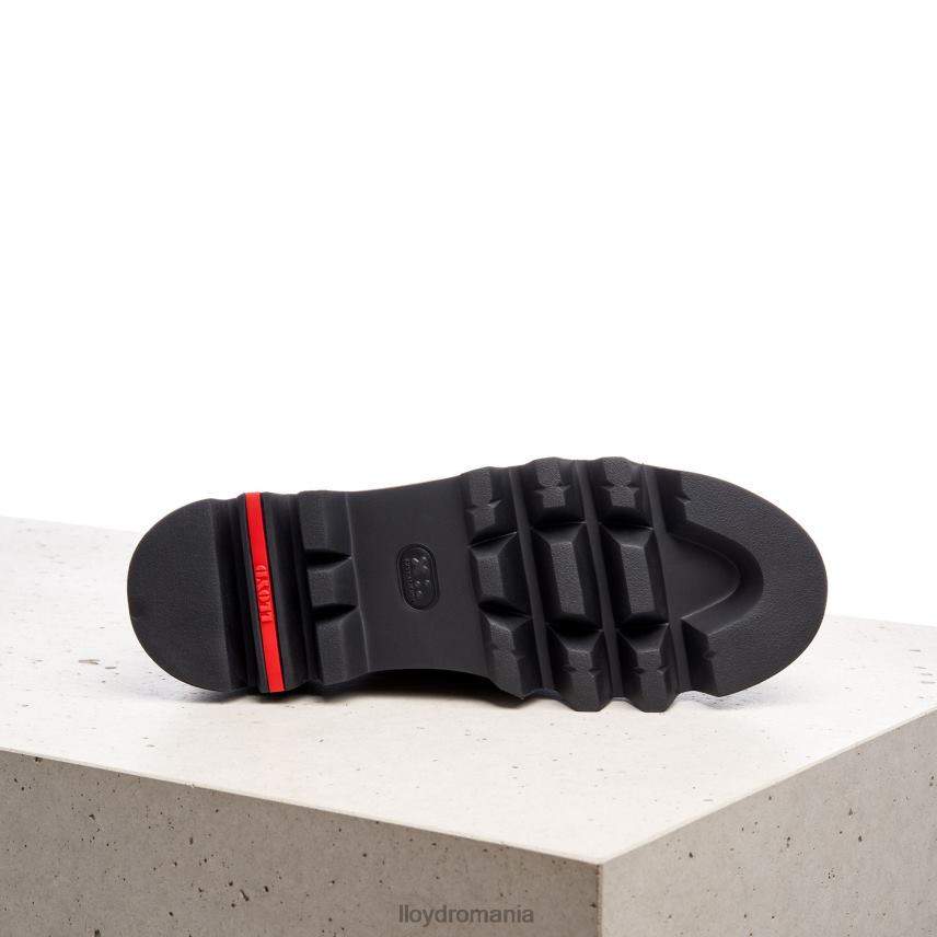 pantofi LLOYD adidași din piele netedă maro femei 682601176