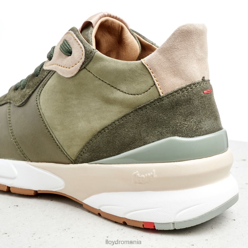 pantofi LLOYD adidași din piele verde femei 68260767