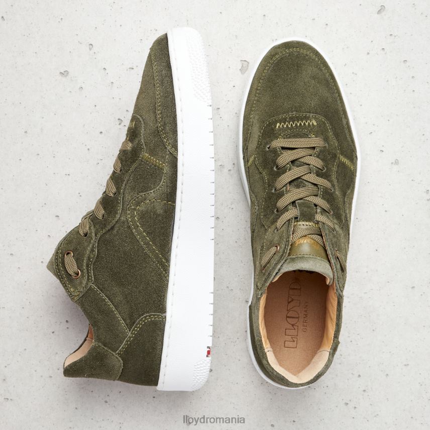 pantofi LLOYD adidași din piele verde femei 68260768