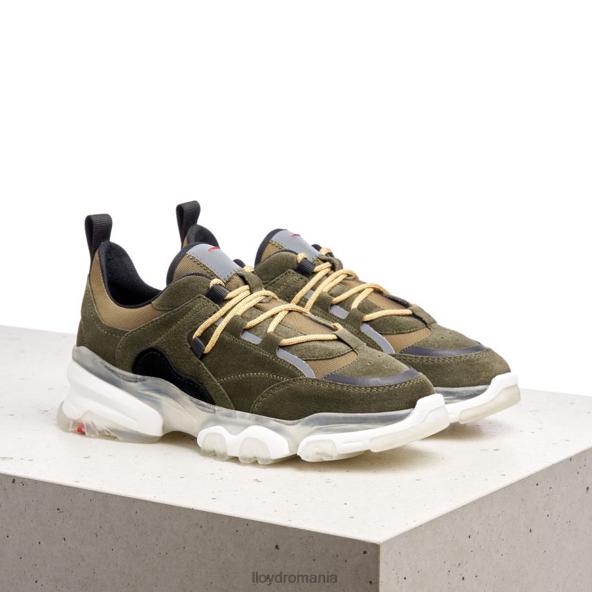 pantofi LLOYD adidași din piele verde femei 68260780