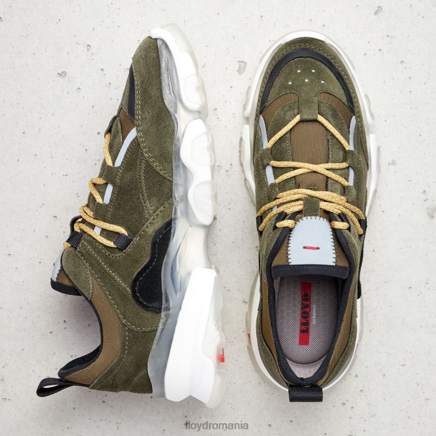 pantofi LLOYD adidași din piele verde femei 68260780