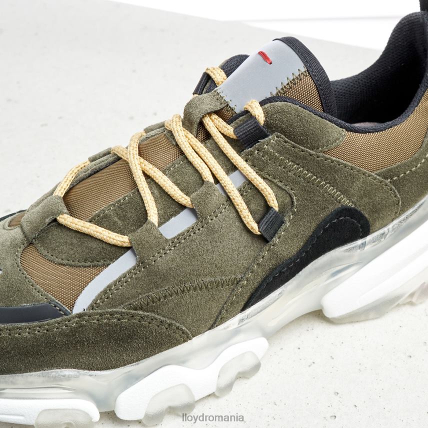 pantofi LLOYD adidași din piele verde femei 68260780