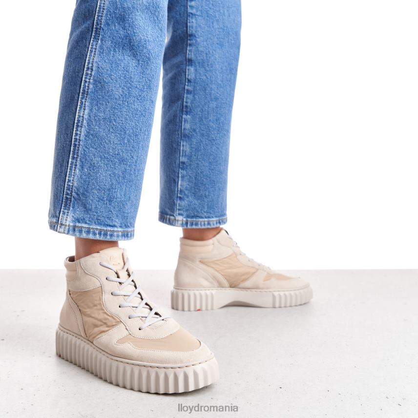 pantofi LLOYD adidași înalți bej femei 68260785