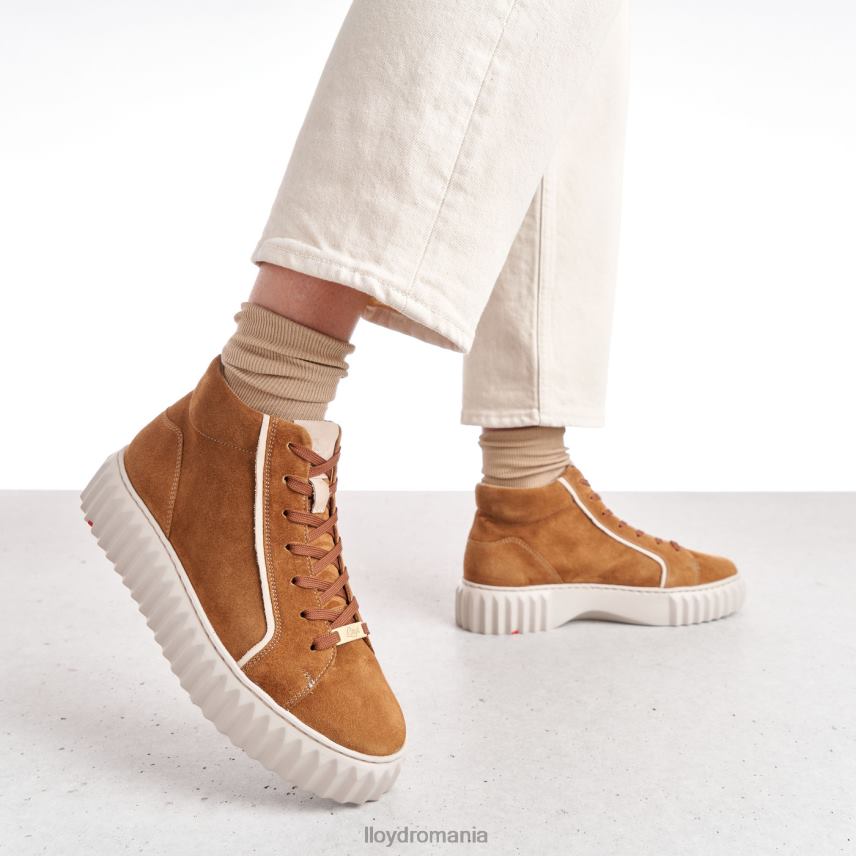 pantofi LLOYD adidași înalți maro femei 68260771