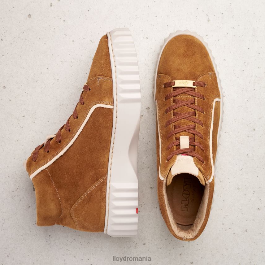 pantofi LLOYD adidași înalți maro femei 68260771