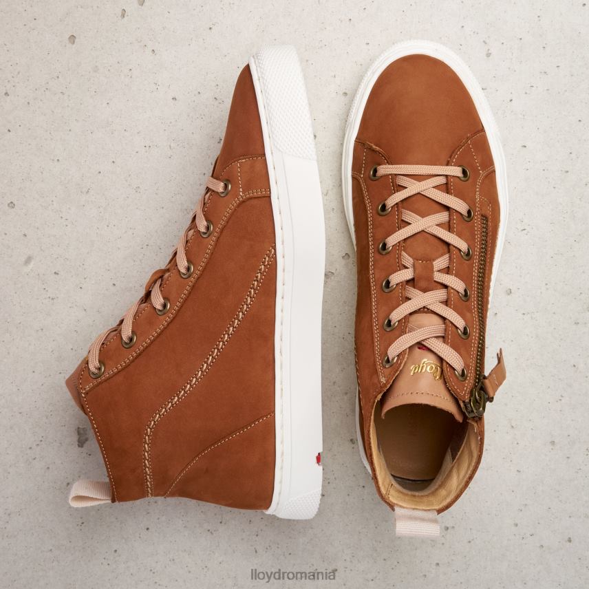 pantofi LLOYD adidași înalți maro femei 68260859